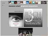 Conception graphique de boitiers de CD :
- Juliette Greco
- J-S. Bach, Suites pour violoncelle
Jacques Loussier, Play Bach.
