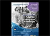 Dépliant informatif sur les risques psychosociaux en institution.