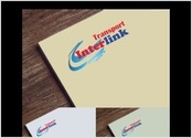 Création et réalisation des  supports de communication  pour la société Inter Link Transport, logo, cartes de visite et en-tête.
