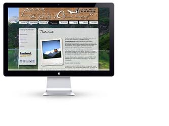 Création du site web du camping Au Fil de l'Oo à Luchon

