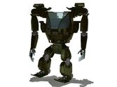 Modlisation et animation d un robot en 3D, sur le style des mchas d avatar.