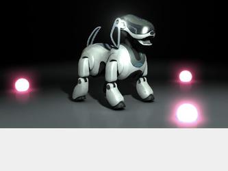 Mise en situation de la modlisation 3D du robot de Sony l Abo