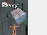Une de magazine BATIMAG. Utilisation du logo présenté dans les identités graphiques.