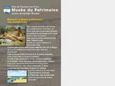 Flyer réalisé pour le Musée patrimonial de Palavas en 2010. Voir scénographie réalisée pour tout l\