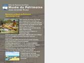 Flyer ralis pour le Muse patrimonial de Palavas en 2010. Voir scnographie ralise pour tout l\