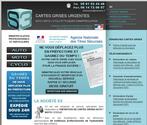 Identit visuelle et Site Internet pour une socit spcialise dans les dmarches administratives auto/mot/cyclo