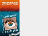 Intervention sur l'ensemble des supports de communication pour le Salon du Livre de Mortagne-au-Perche (affiche, dépliant, flyer)