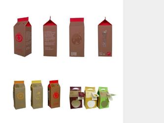 Packaging de jus bio.