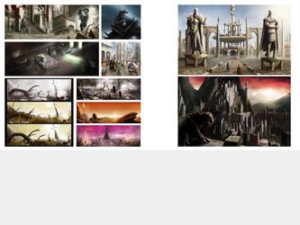 Illustrations pour des jeux en ligne de type mmorpg. commanditaire : MS PIXEL