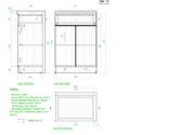 Réalisation de plans de mobiliers pour la fabrication.