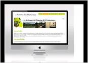 Création du site internet pour \"Le Domaine de la Matourienne\", Guyane Francaise. Réalisation de la charte graphique puis de la programmation. Année : 2014