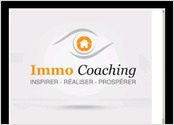 Design de logo pour un consultant en immobilier \"Immo Coaching\", Montral, Canada. Anne : 2011.