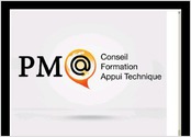 Design de logo pour \"PMAT Conseil\", Montral, Canada. Anne : 2012.