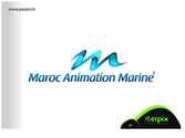 Logo conçu pour une agence marine ( Maroc Animation Marine ).