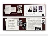 Plaquette 4 pages pour la sortie d'un livre de Truman Capote (éditions 10/18)destinée à la presse littéraire.

Conception, recherche iconographique,achat d'art, illustration, photo (bureau) et suivi d'impression.