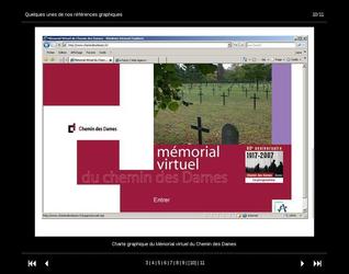 Cration de l identit graphique et du site du Mmorial virtuel du Chemin des Dames