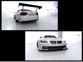 Direction de création, modélisation, texturing, mise en lumière de BMW M3 GT2
