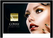 Logo créer pour le salon de beaute et cosmetique "Conny Cosmetic Care"