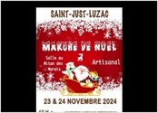 Réalisation d'une affiche pour un marché de Noël.