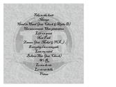 page titre de la pochette CD
