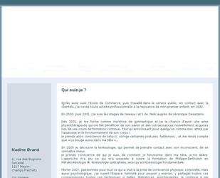 Conception du template