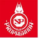 c'est un logo au mélange de différentes cultures reprend l'univers que dégage le groupe et de chacun des membres de ce groupe se composant d'un sacré mélange de nationalités. 

La typographie utilisé pour Propaganda et une typographie crée spécifiquement pour ce groupe de musique.