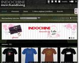 Dveloppement du site officiel de e-commerce pour les produits drivs du groupe de musique Indochine.