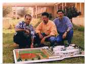 maquette qui a decrochée le deusieme prix du concour national d'architecture au maroc année 1999 à linstitut de technologie INSA à SALE au MAROC.