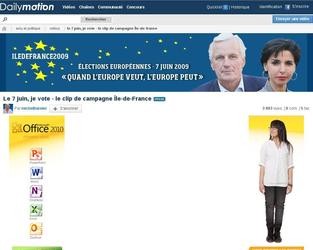 Ralisation du spot de campagne web de la liste de Michel Barnier pour les lections europennes du 7 juin 2009.
