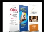 Kakémonos informatifs pour la Société du Grand Paris, la Fabrique du métro et l'association Theatralis (Lisbonne - promotion du français par le théâtre)
