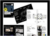 Guide de visite Exposition BAP - Biennale d'architecture et de paysage - Versailles - Format A5, 12 pages accompagné du flyer et de bâches grand format.