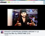 3 vidéos réalisées pour la société SWEETIME pour l'évenement CRAZY EUROPEAN SPRING BREAK.

Voici l'une d'entre elles. 
Réalisation du générique, de l'habillage, d'effets spéciaux et ajout de lens Flare 

Durée 3x4minutes.
Diffusion sur le site internet du client et sur les réseaux sociaux.