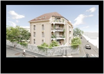 Image extraite d'un projet de maquette orbitale animée réalisé pour le compte de la société Habx et de leur client Quartus pour un projet immobilier situé à Limeille-Brevannes.