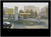 Image extraite d'une animation 3d réalisée pour le compte de la société Bluesteam, porteuse de projet sur l'ile de la réunion. Animation visant à mettre en avant l'intégration d'un nouveau système nettoyant pour véhicule au sein des stations services de l'ile.