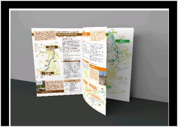 Cration des cartes des itinraires des vlo-routes et voies vertes de l Eure. Mise en page du document de promotion des itinraires.