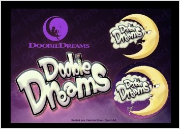 Tests logos pour "Doobie Dreams" un coffee shop américain par le chanteur/rappeur Top Angel