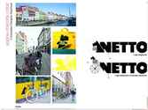 Déclinaison du logo du distributeur danois Netto pour un nouveau service de driving à vélo. Insertion du nouveau logo, dans une large gamme de déclinaisons du logo de base.
Projet effectué au sein de la société Nicodesign à Copenhague.