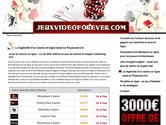 Site de jeux en ligne avec concours. Charte graphique 800€, programmation 1600€.