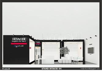 stand HITACHI pour la foire du froid 