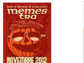 Flyer pour la programmation d'Octobre du bar le Memes'Tra