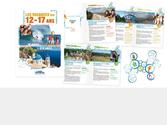 Brochure pour les vacances des 12-17 ans de Nanterre - 36 pages - Conception et réalisation