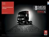 Poster générique pour une opération promotionnelle Renault Trucks : Les Mois Premium.