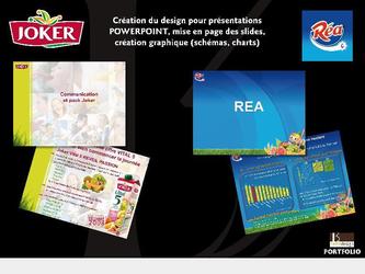 Cration de templates, mise en page et cration de graphiques pour POWERPOINT