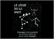 J ai pris un chemin plus spirituel. En effet, ici c est une invitation  danser. En reprenant les fondamentaux et les croyances. En effet, je me suis intresses aux danses chamaniques, aux constellations et leurs formes cres en reliant les toiles entre elles. La typographie videmment filaire pour reprendre la notion de lien. Des mots sont eux avec une linale assez simple pour les mettre en valeur. Pour voir mon univers graphique vous pouvez aller sur mon compte insta : Chlo Vizier