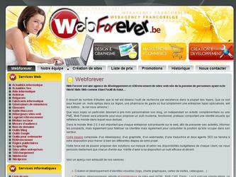 Webforever est une petite agence web belge. Nous avons besoin de graphistes afin de raliser le graphisme du site existant plus projets  venir.