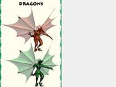 ralisation d un dragon avec deux variantes de couleur