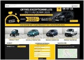 Réalisation Landing page Renault Test Graphique
